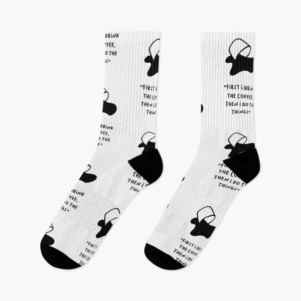 Item preview, First I Drink the Coffee, Then I Do the Things – Cute Cat Art designed and sold by RM-Journey.