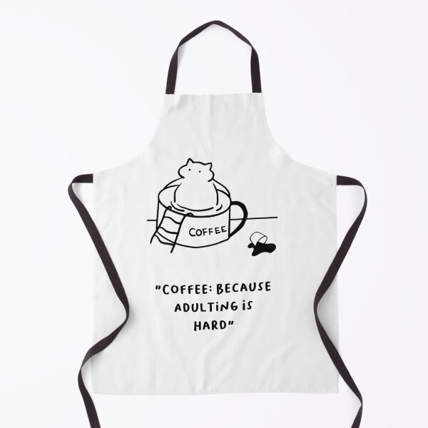 Item preview, Coffee: Because Adulting Is Hard – Adorable Cat Design designed and sold by RM-Journey.