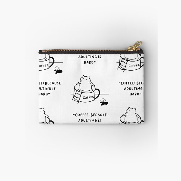 Item preview, Coffee: Because Adulting Is Hard – Adorable Cat Design designed and sold by RM-Journey.