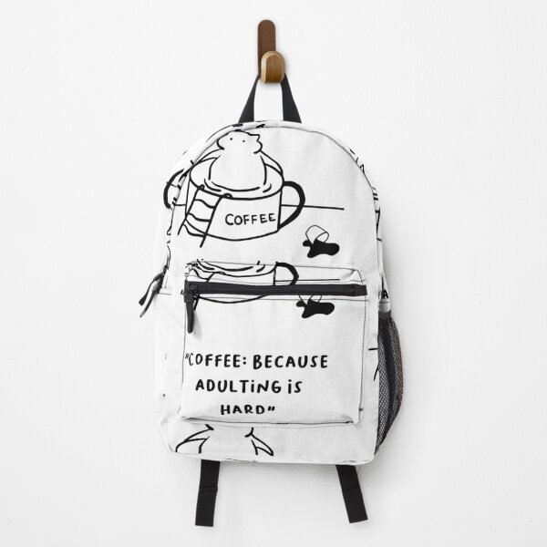 Item preview, Coffee: Because Adulting Is Hard – Adorable Cat Design designed and sold by RM-Journey.