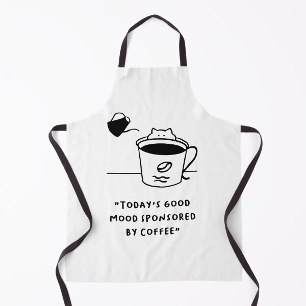 Item preview, Today's Good Mood Sponsored by Coffee – Happy Cat Coffee Art designed and sold by RM-Journey.