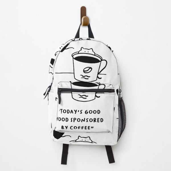 Item preview, Today's Good Mood Sponsored by Coffee – Happy Cat Coffee Art designed and sold by RM-Journey.