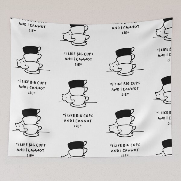 Item preview, I Like Big Cups and I Cannot Lie – Funny Coffee Quote Design designed and sold by RM-Journey.