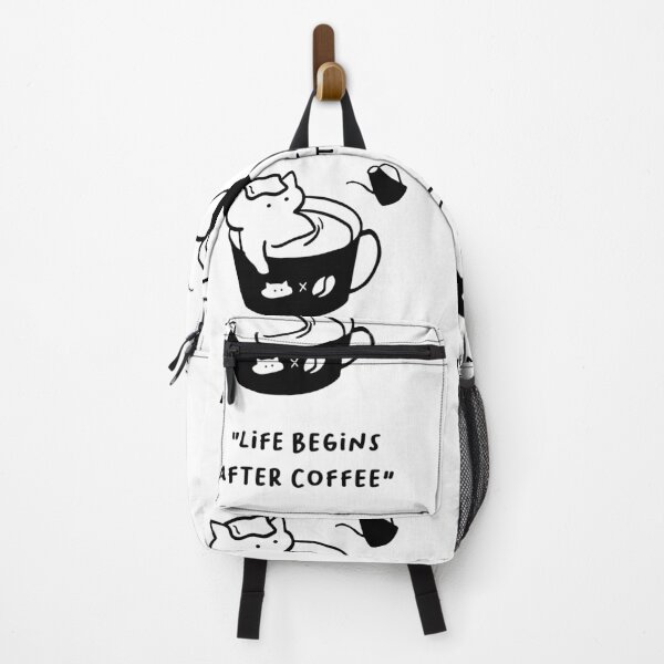 Item preview, Life Begins After Coffee – Minimalist Coffee Quote Art designed and sold by RM-Journey.