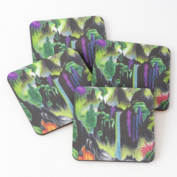 Item preview, Eryxis: Alien Smoky Waterfall Scene designed and sold by DreamTrek.