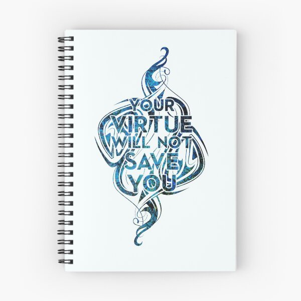 Item preview, Your Virtue Will Not Save You - no background designed and sold by QGPennyworth.