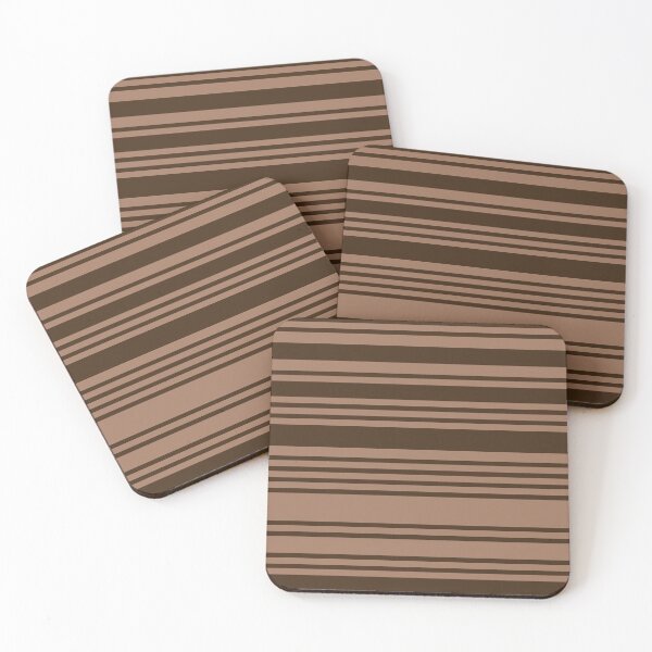 Item preview, Earth Tones Horizontal Stripes Random Spacing Earthy Colors 1 of 4 designed and sold by Beachy.