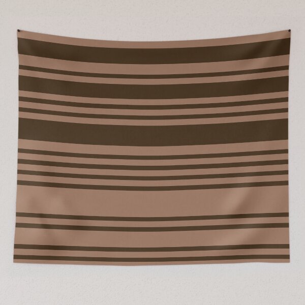 Item preview, Earth Tones Horizontal Stripes Random Spacing Earthy Colors 1 of 4 designed and sold by Beachy.