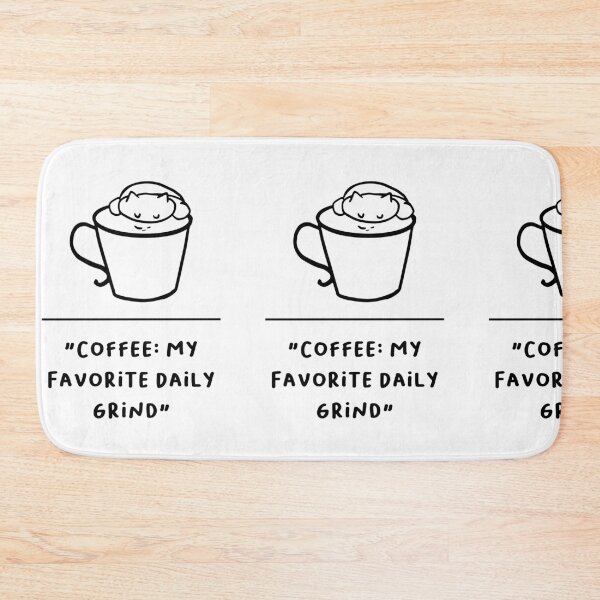 Item preview, Coffee: My Favorite Daily Grind – Minimalist Coffee Art designed and sold by RM-Journey.