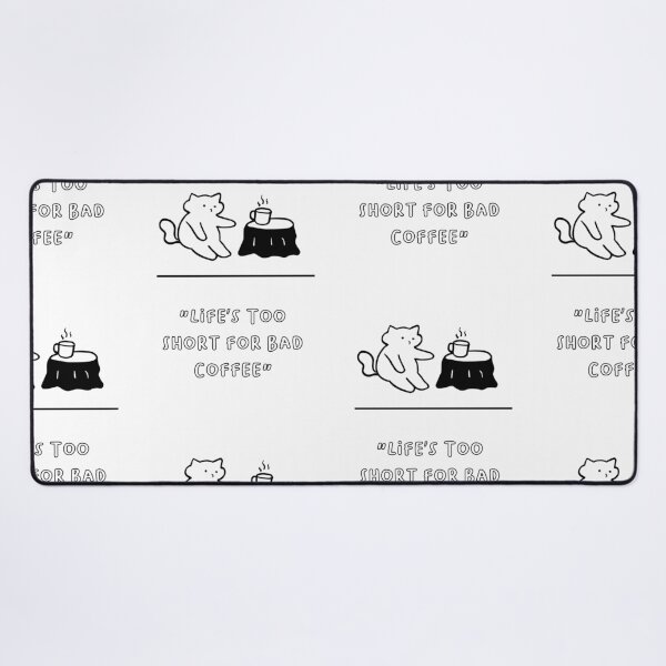 Item preview, Life’s Too Short for Bad Coffee – Premium Coffee Quote Design designed and sold by RM-Journey.