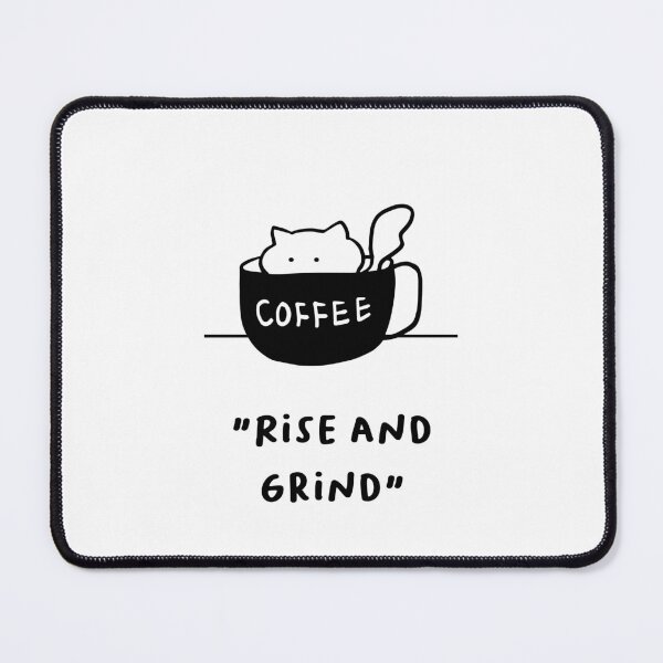 Item preview, Rise and Grind – Motivational Coffee Design designed and sold by RM-Journey.