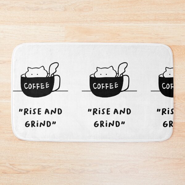 Item preview, Rise and Grind – Motivational Coffee Design designed and sold by RM-Journey.