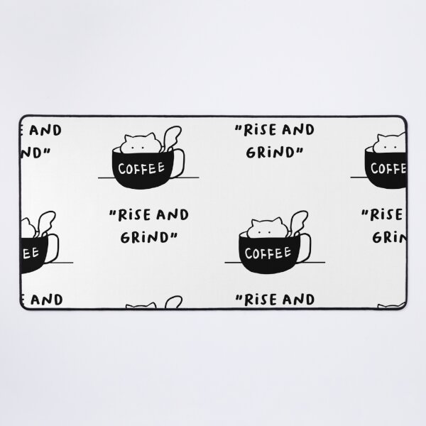 Item preview, Rise and Grind – Motivational Coffee Design designed and sold by RM-Journey.