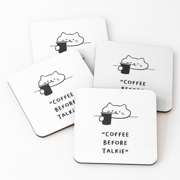 Item preview, Coffee Before Talkie – Cute Coffee Quote Design designed and sold by RM-Journey.
