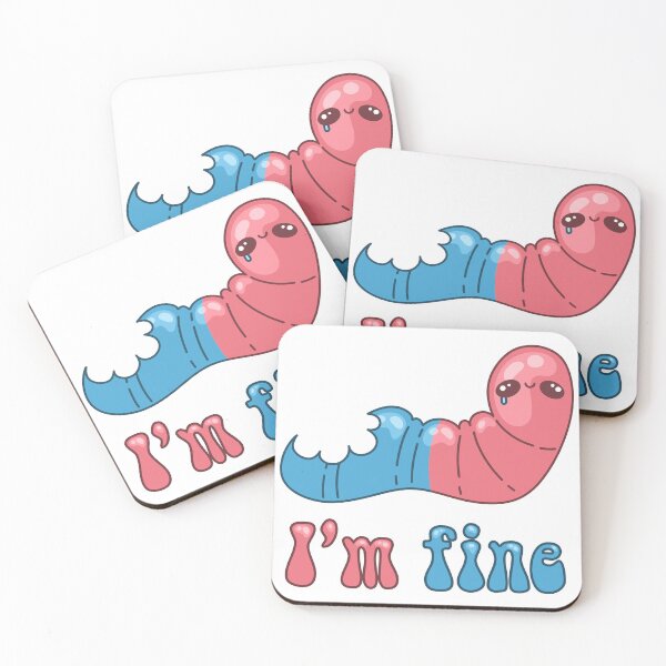 Item preview, I'm Fine-Gummy Worm designed and sold by GumiDoodlez.