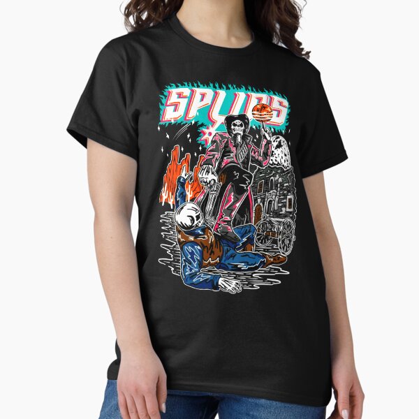 Vista previa del artículo con la obra «Cráneo de los San Antonio Spurs», diseñado y vendido por UZURIII-Official.