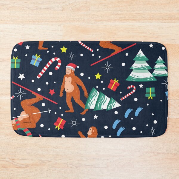 Item preview, christmas bigfoot sasquatch santa yeti  designed and sold by Gossip Rag.