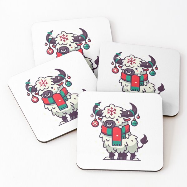 Item preview, Holiday Yak with Winter Accessories designed and sold by AnuphongCH2020.