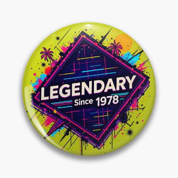 Item preview, Legendary Since 1978 Cool Birthday Quote designed and sold by TheArtOfPat.