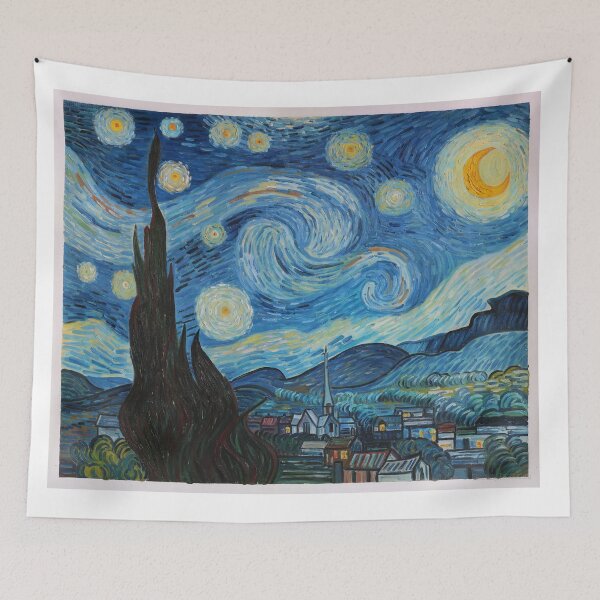 Item preview, Vincent Van Gogh Starry Night designed and sold by melissabeta.