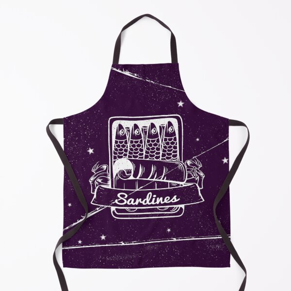 Item preview, Sardines in a tin purple distressed poster designed and sold by piedaydesigns.