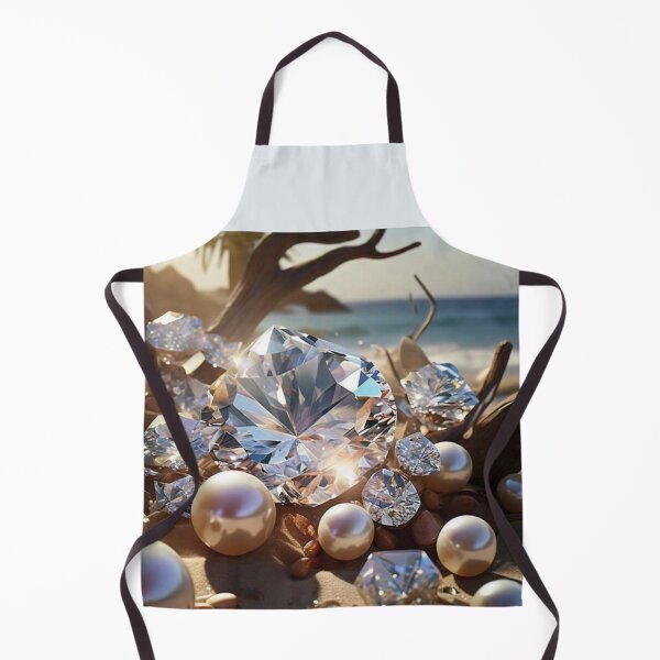 Item preview, "Ocean Elegance: Diamonds & Pearls" designed and sold by NettaArts.