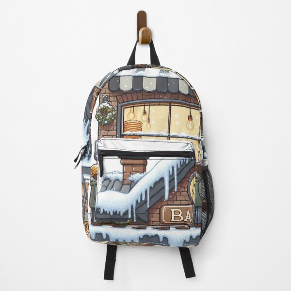 Item preview, Cozy Christmas Bakery Scene with Holiday Spirit designed and sold by LavIsInTheAir.