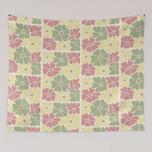 Item preview, Playful Daisies Minimalist Abstract Illustration designed and sold by FadedFlorals.