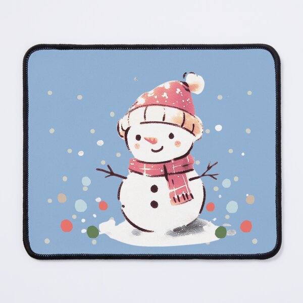 Item preview, Christmas Snowman designed and sold by EllyArtStudio.