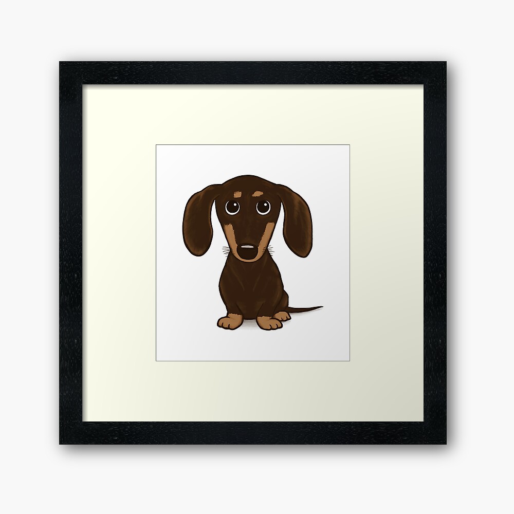 chocolate weiner dog