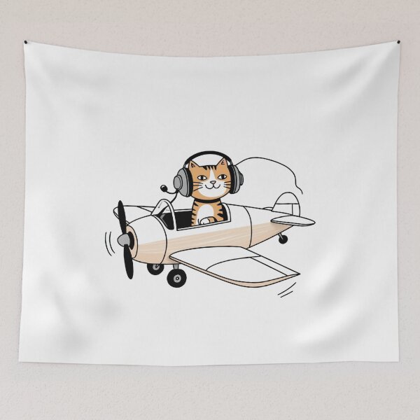 Item preview, Cat Pilot designed and sold by uapparel.