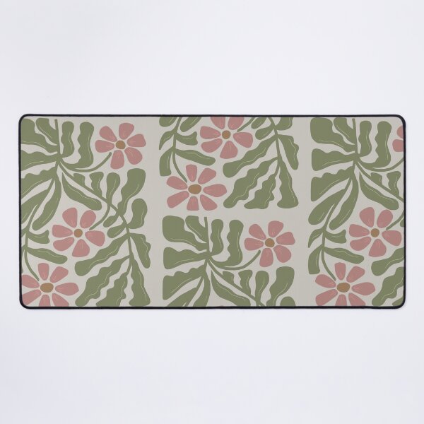 Item preview, Minimalist Abstract Flower Folk Art designed and sold by FadedFlorals.