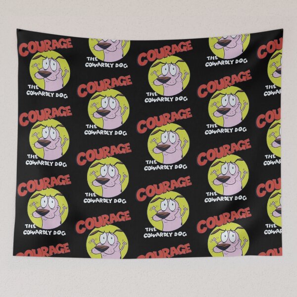 Item preview, Courage, fearful dog designed and sold by yohiyohi23.