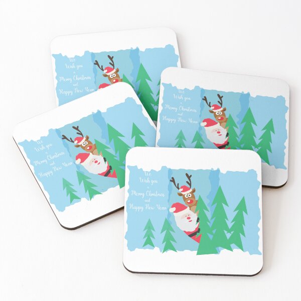 Item preview, Santa and Rudolf Reindeer designed and sold by MagnoliaLake.