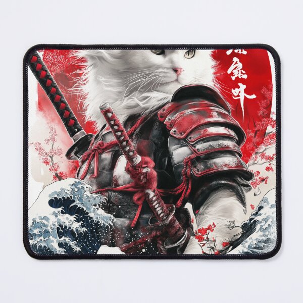 Item preview, Focus of a Cat Samurai designed and sold by Krazy-Katz.