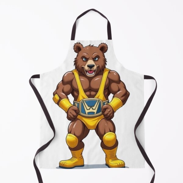 Item preview, Invincible Champion Wrestler Bear designed and sold by JonelleTshirts.