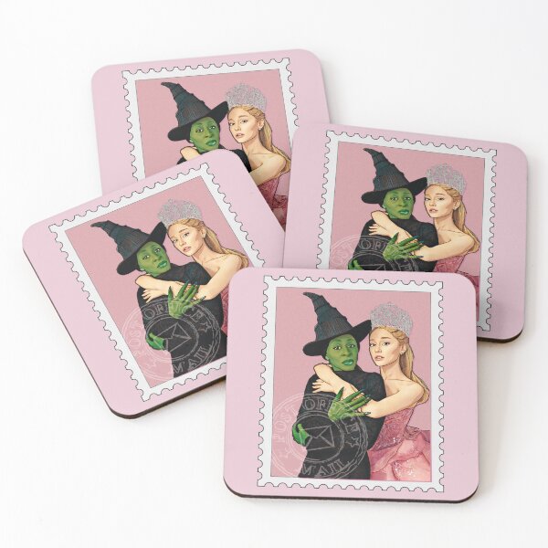 Item preview, Wicked Movie Glinda and Elphaba Postage Stamp  designed and sold by baranskini.