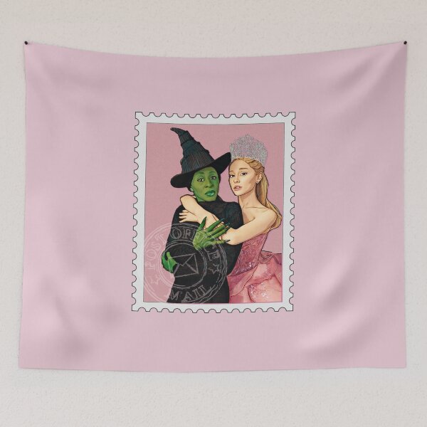 Item preview, Wicked Movie Glinda and Elphaba Postage Stamp  designed and sold by baranskini.