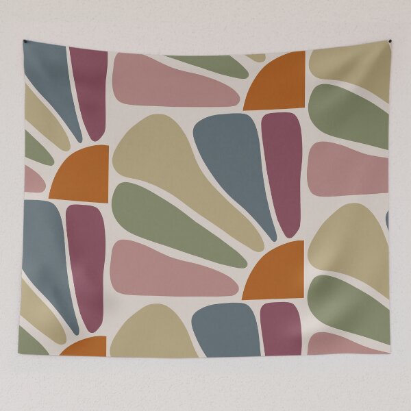 Item preview, Abstract Sun Motif Boho Cottegecore  designed and sold by FadedFlorals.
