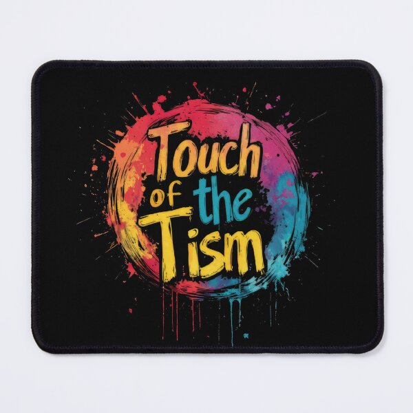 Item preview, Touch Of The Tism Autism Audhd Pride Paint Splatter designed and sold by SubtleSplit.