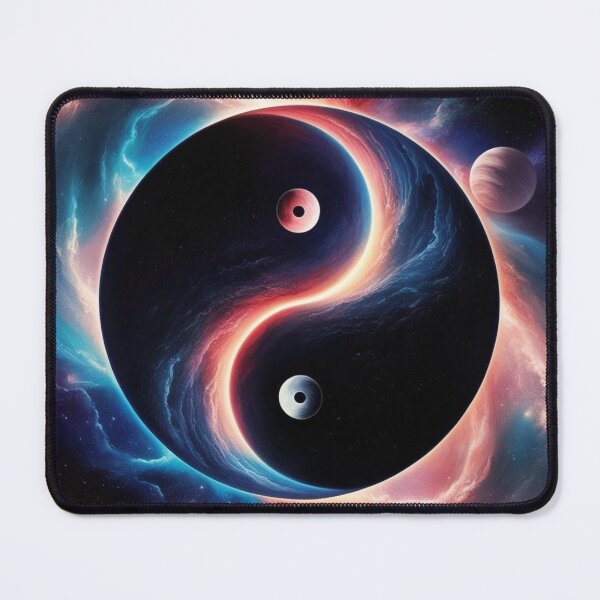 Item preview, Cosmic Balance - Yin Yang Space Art designed and sold by KaminnoArt.