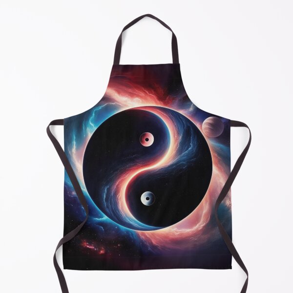 Item preview, Cosmic Balance - Yin Yang Space Art designed and sold by KaminnoArt.