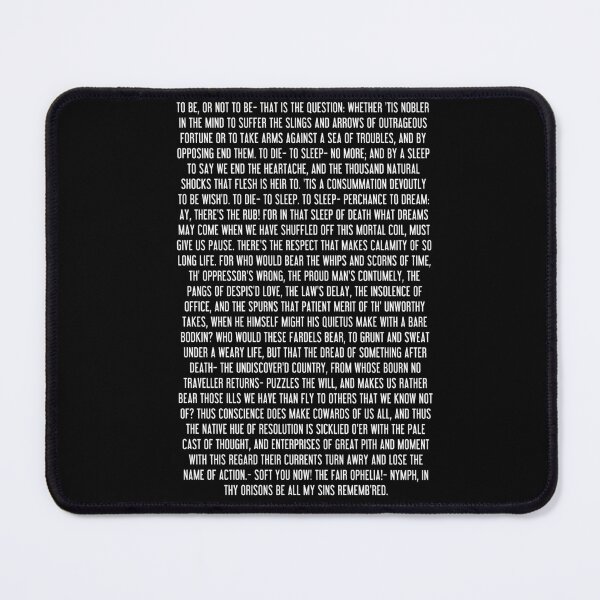 Item preview, Hamlet - white text designed and sold by ChandlerLasch.
