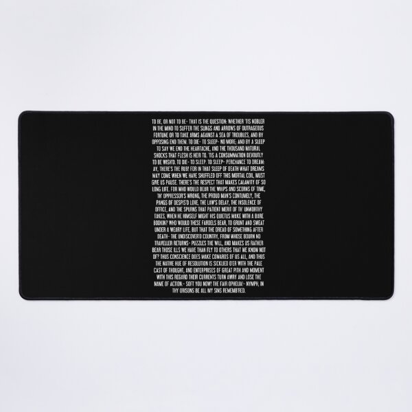 Item preview, Hamlet - white text designed and sold by ChandlerLasch.