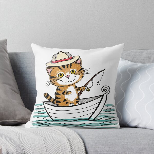 Item preview, Fishing Feline designed and sold by uapparel.