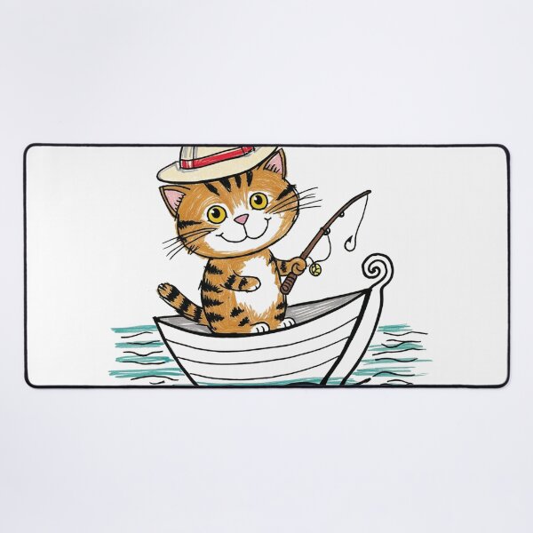 Item preview, Fishing Feline designed and sold by uapparel.