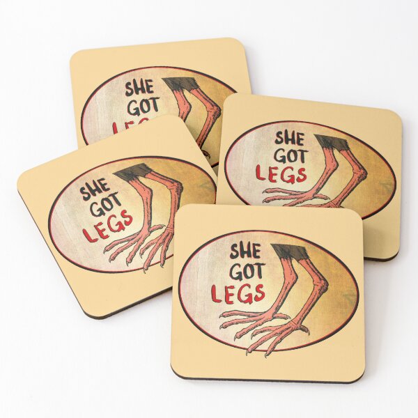 Item preview, She Got Legs • Bird Leg Man designed and sold by MKE Rhine Maiden  •  Grumble Services, LLC..