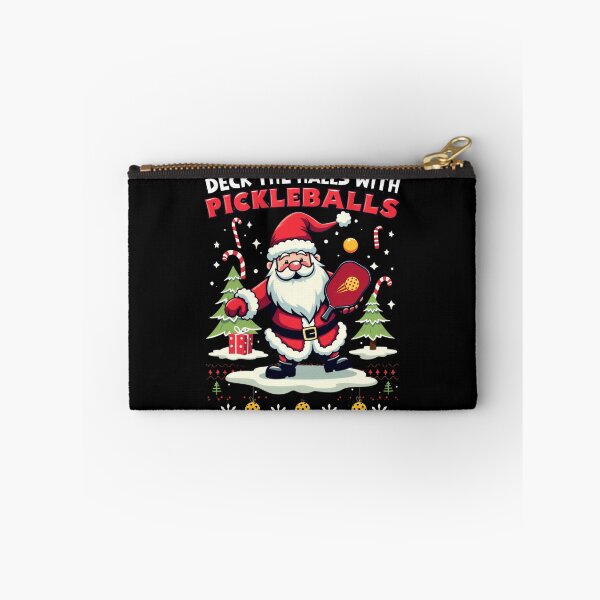 Item preview, Deck The Halls With Pickleballs Pickleballs Funny Sarcastic designed and sold by ArtFromBeyond.