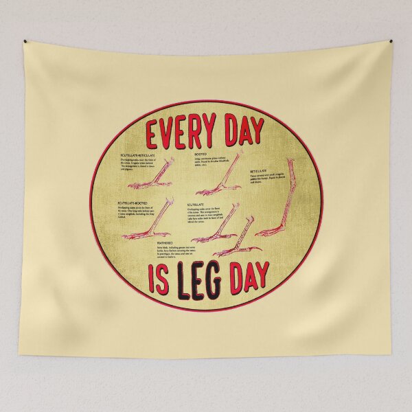 Item preview, Every Day Is Leg Day • Bird Leg Man designed and sold by MKE Rhine Maiden  •  Grumble Services, LLC..