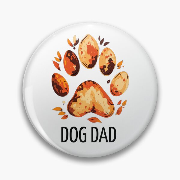 Item preview, Dog Dad - Paw Print Pride designed and sold by AtlanticAvenue.